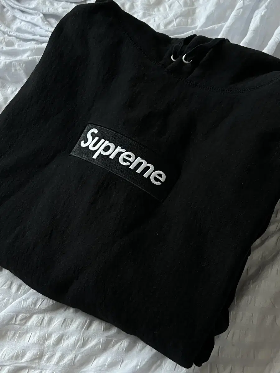 23fw Supreme Box Logo Hoodie M Black Hoodie