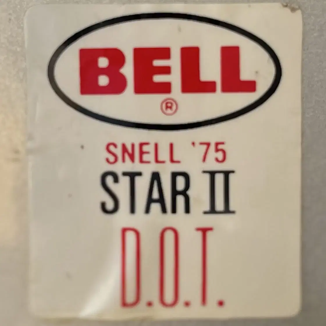 Bell STAR  II 1975 실버 풀페이스 헬멧 7 3/8