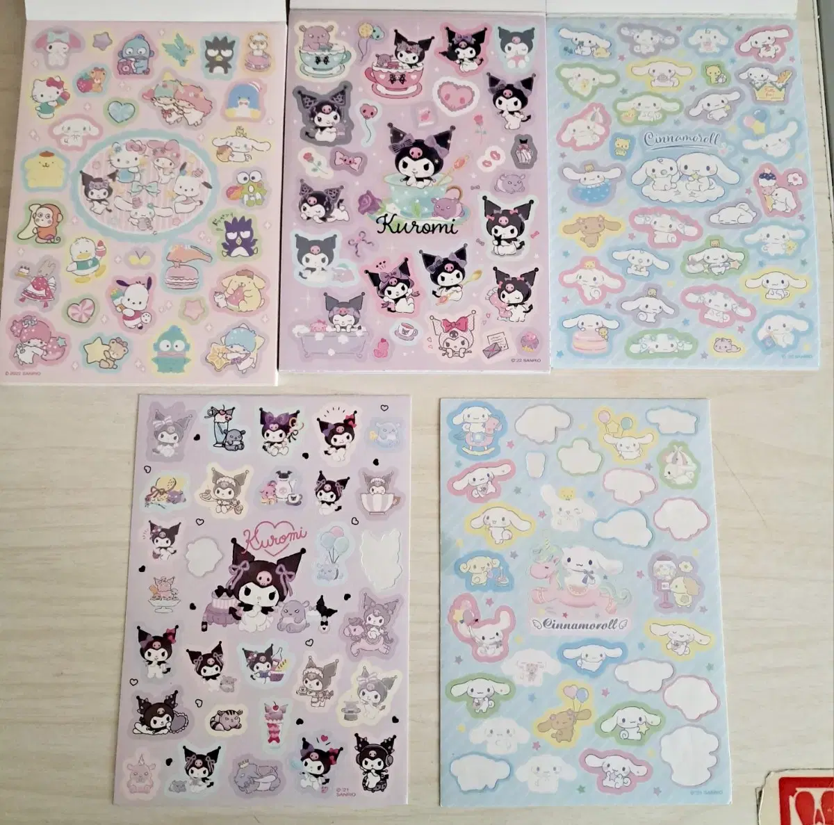 sticker, Sanrio 5th Chapter (Sanrio Characters, Kuromi, and Sinamorol)