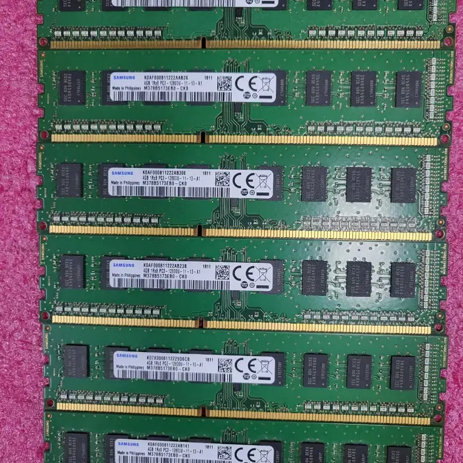 [삼성전자]DDR3 8G,4G,2G 12800,10600,일반전력