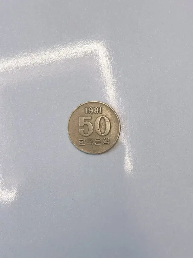 1981년 50원 희귀동전