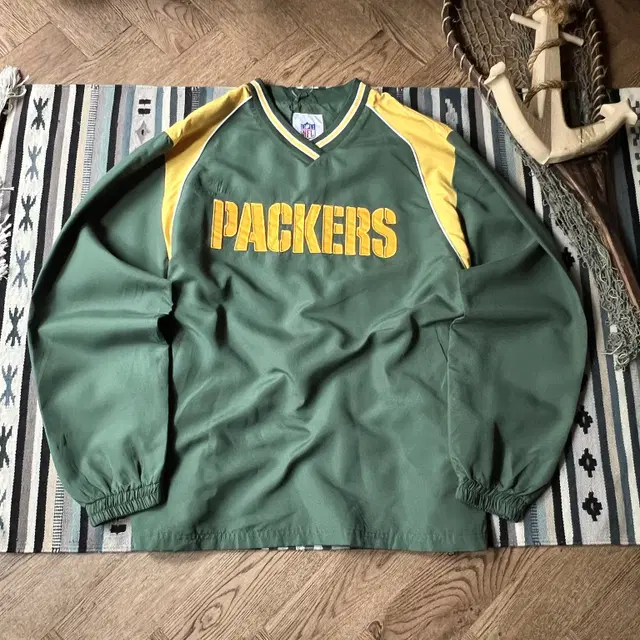 [XL]NFL USA G-PACKERS 풋볼 웜업 자켓