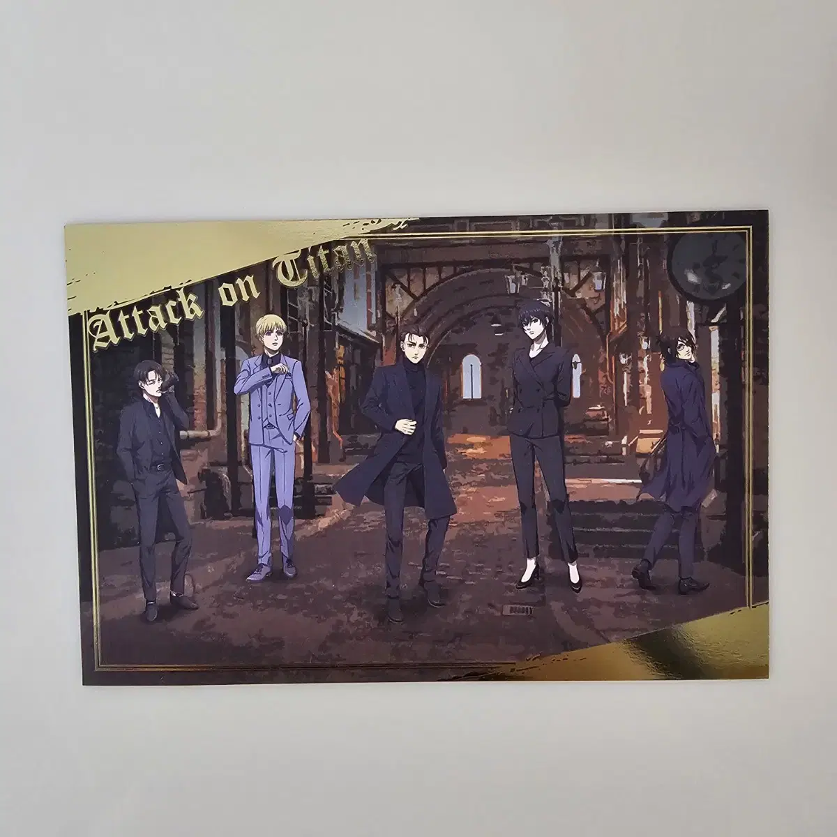 Giants of the jin all black suit Levi Ehren and more postcard (unsealed)