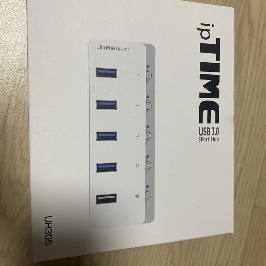 [새상품] ipTIME USB허브 5포트 유전원 USB3.0 UH305