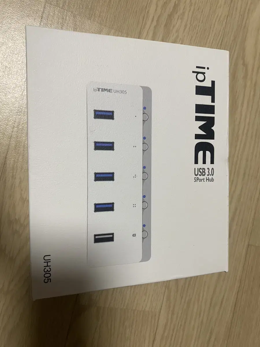 [새상품] ipTIME USB허브 5포트 유전원 USB3.0 UH305