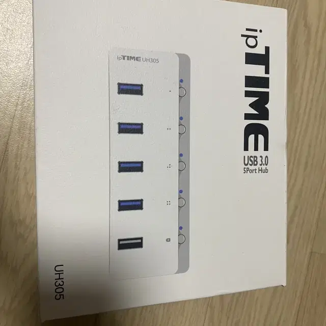 [새상품] ipTIME USB허브 5포트 유전원 USB3.0 UH305