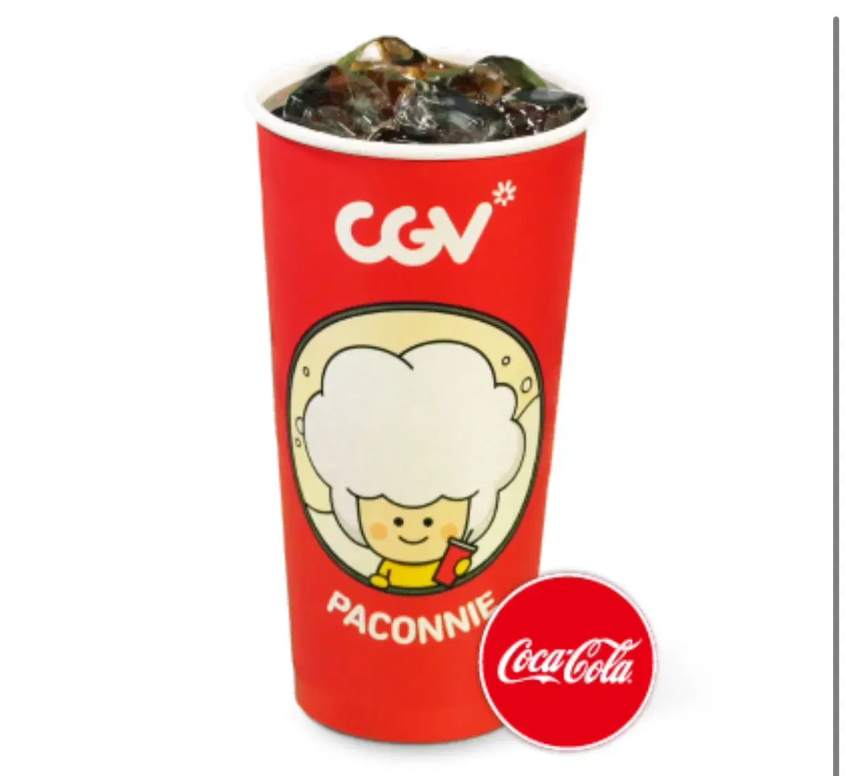 CGV sells soda L (large) size