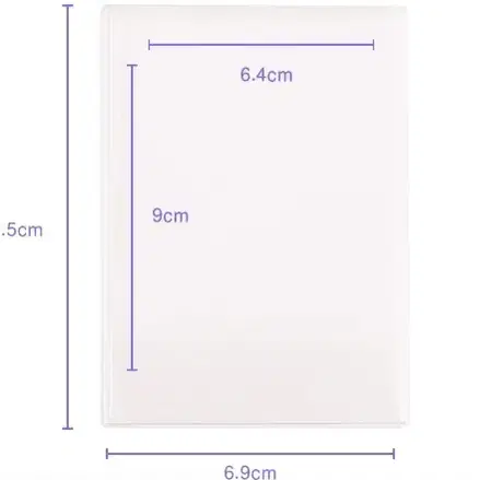 (최저가) 10개 -> 8천원 할인중 투명 포카 홀더, 케이스