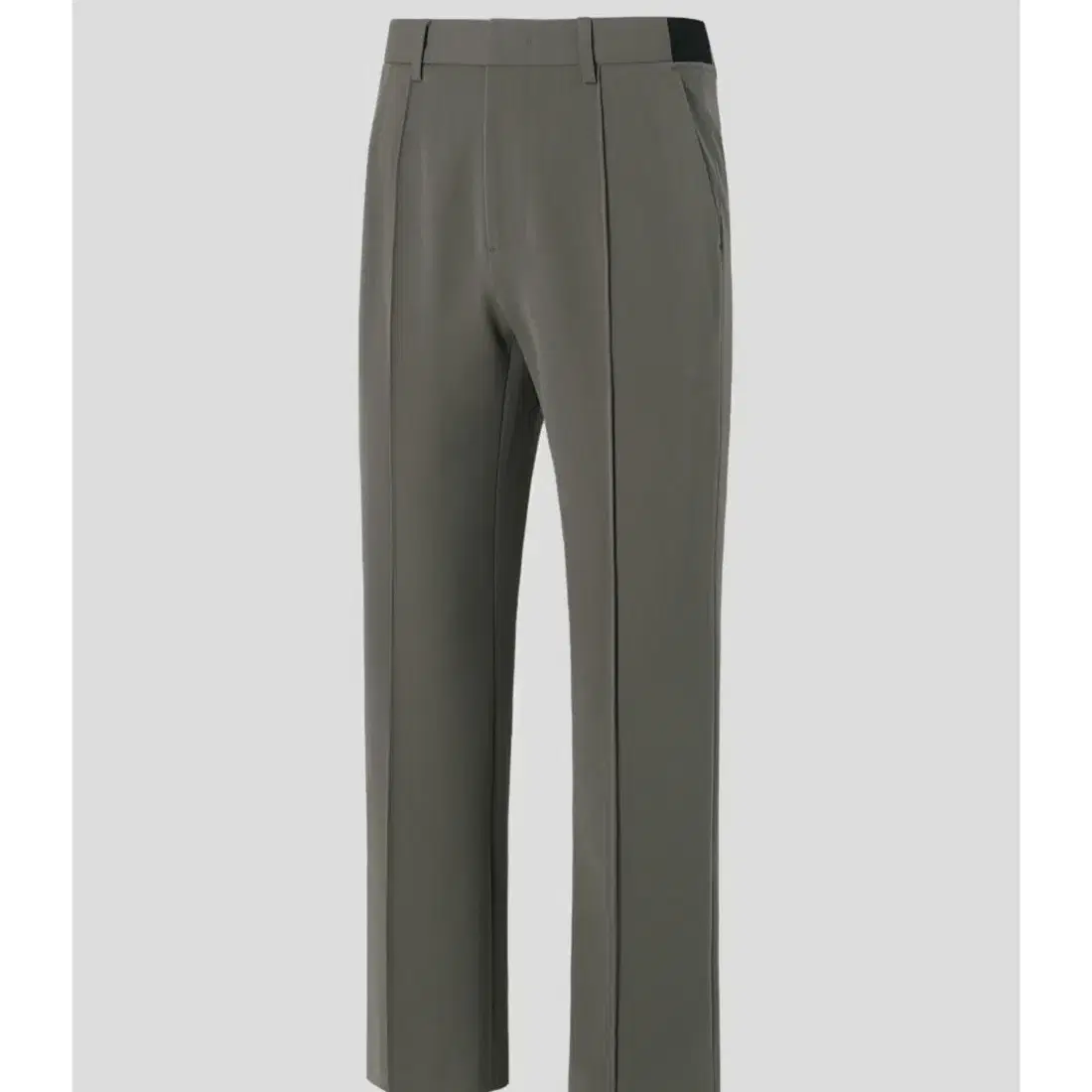 Banding Flare Slacks - Khaki Brown