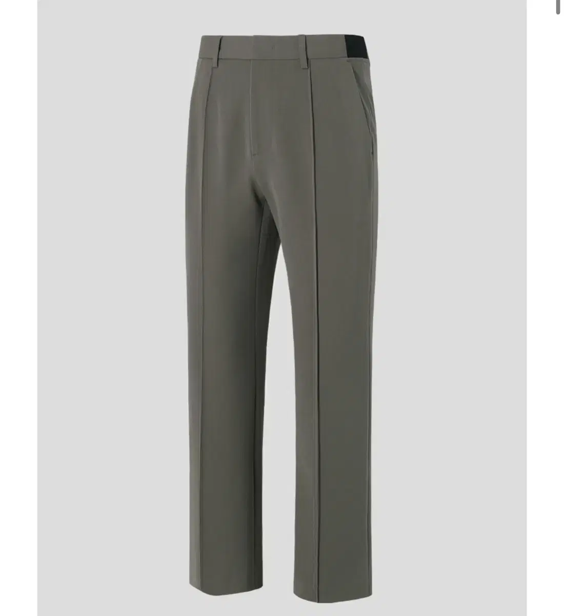 Banding Flare Slacks - Khaki Brown