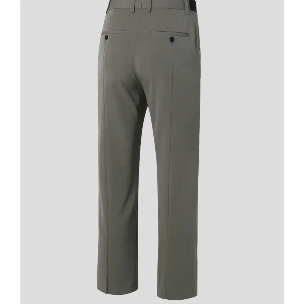 Banding Flare Slacks - Khaki Brown