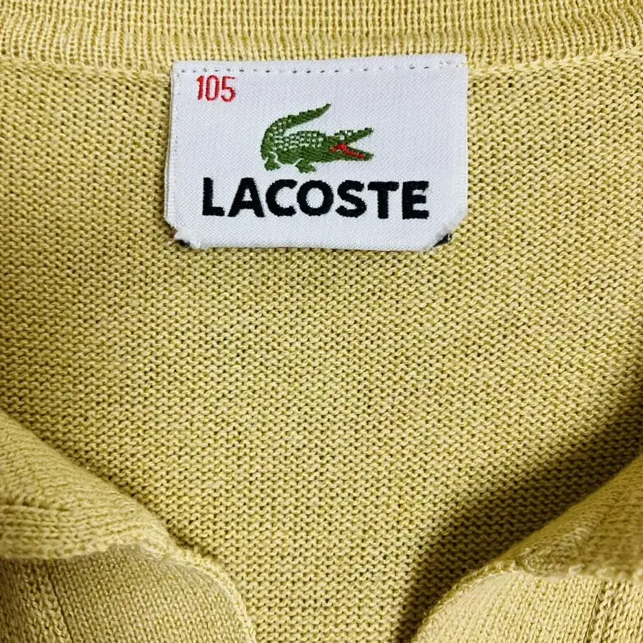 [105] 라코스테 코튼혼방니트 카라티 LACOSTE