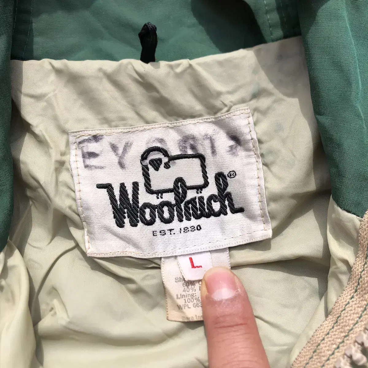 [L] 70s Woolrich 울리치 마운틴 파카