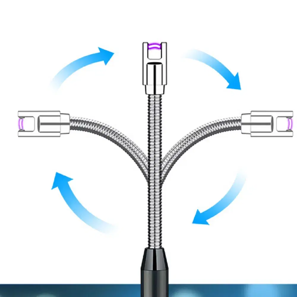 [무료배송] USB 충전식 라이터 라이타 캔들 캠핑 업소 가스 점화기