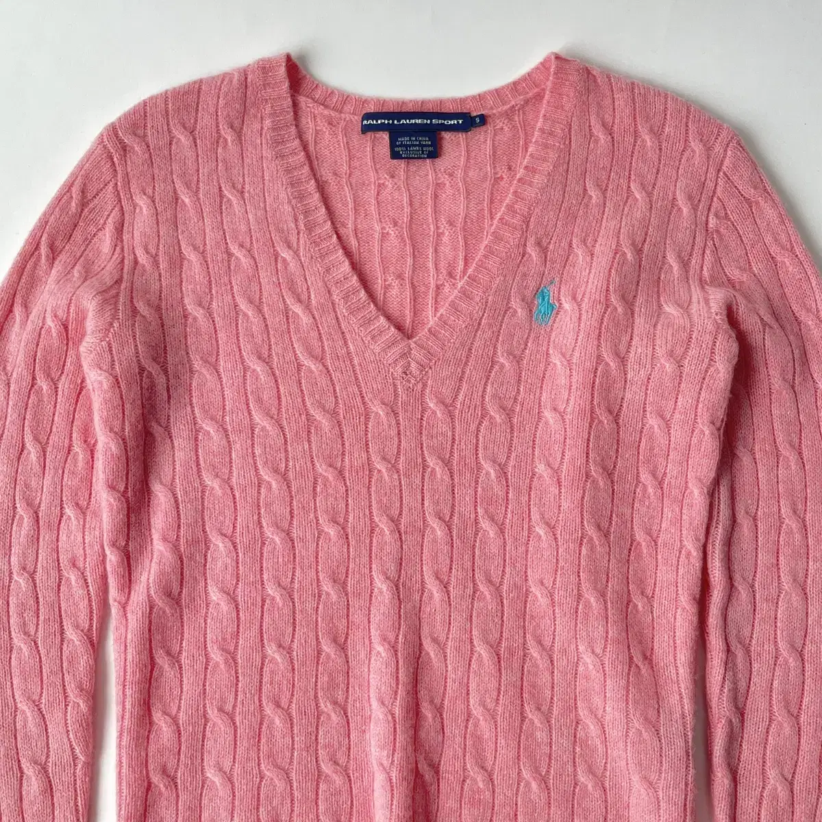 POLO RALPH LAUREN lambswool cable knit