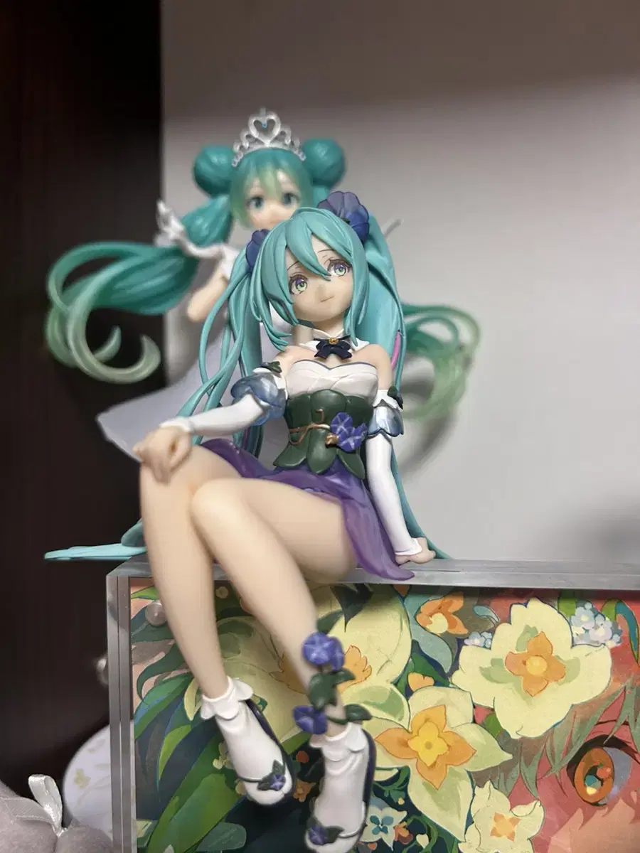 Hatsune Miku Morning Glory Noodle Stopper Figures for sale