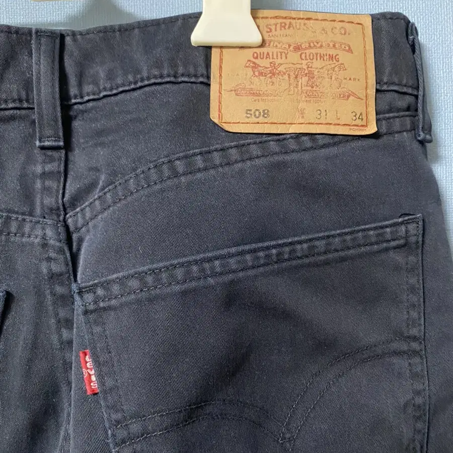 리바이스 Levis 508 블랙 치노팬츠 택포