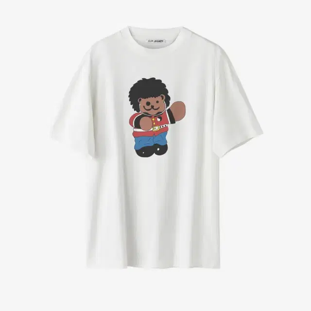 Our Legacy Box T-Shirt London Bear Print