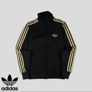 Adidas firebird gold best sale