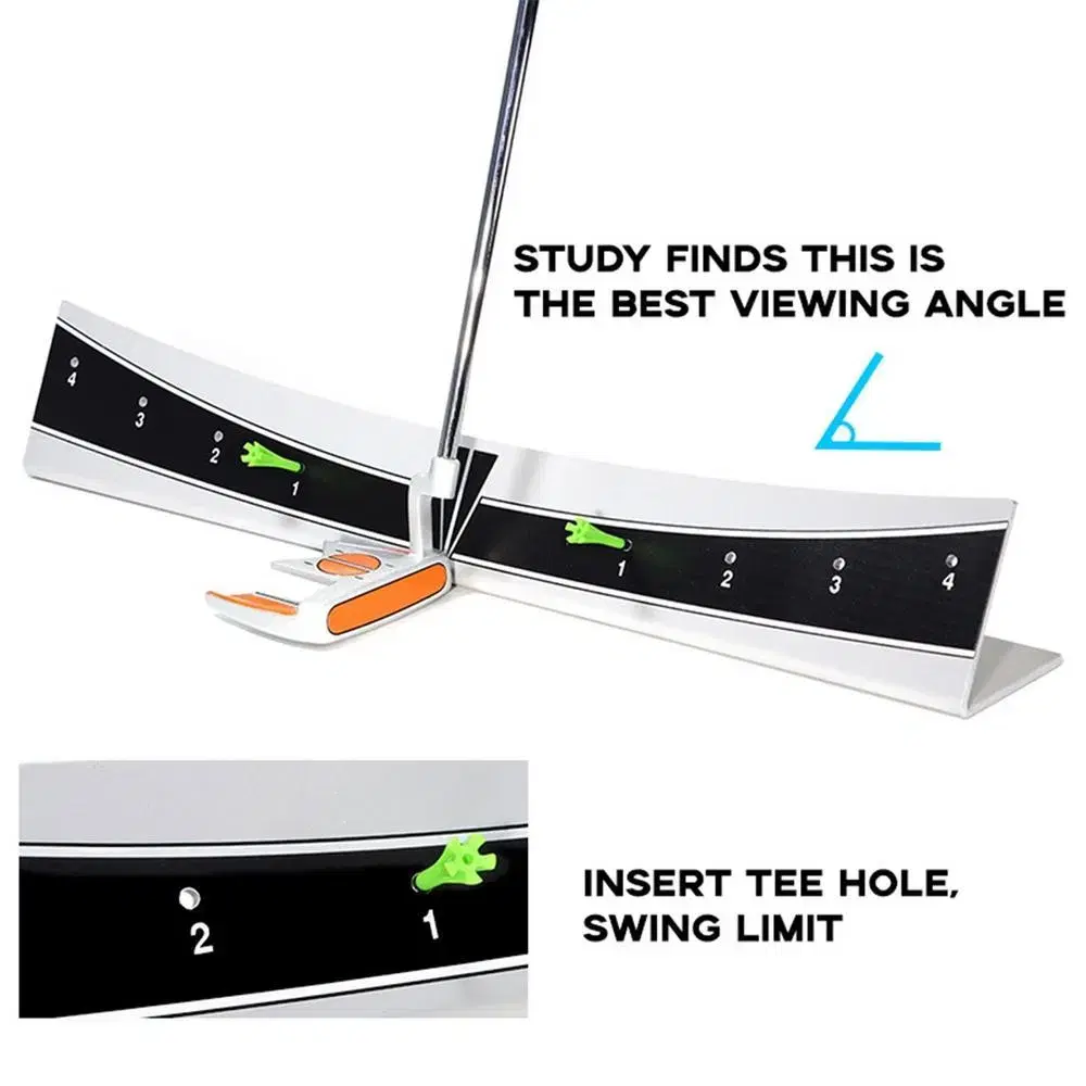 골프 퍼팅 퍼터 훈련 연습 스윙 탄도 조정 트레이너