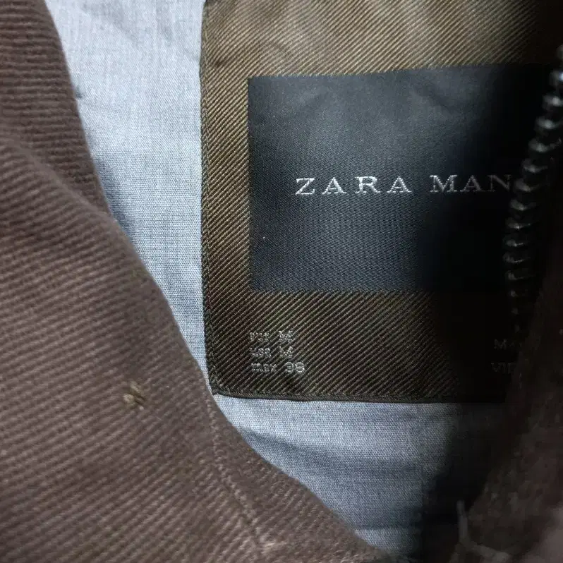 ZARA 남성 야상점퍼M 95