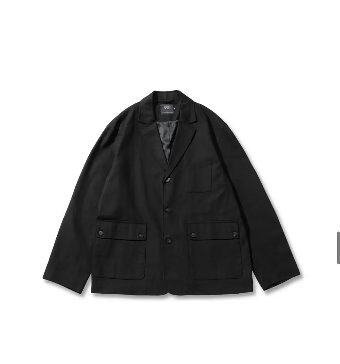 [New] Dimitri Black Jacket HBT Curves Blazer Herringbone Jacket Black