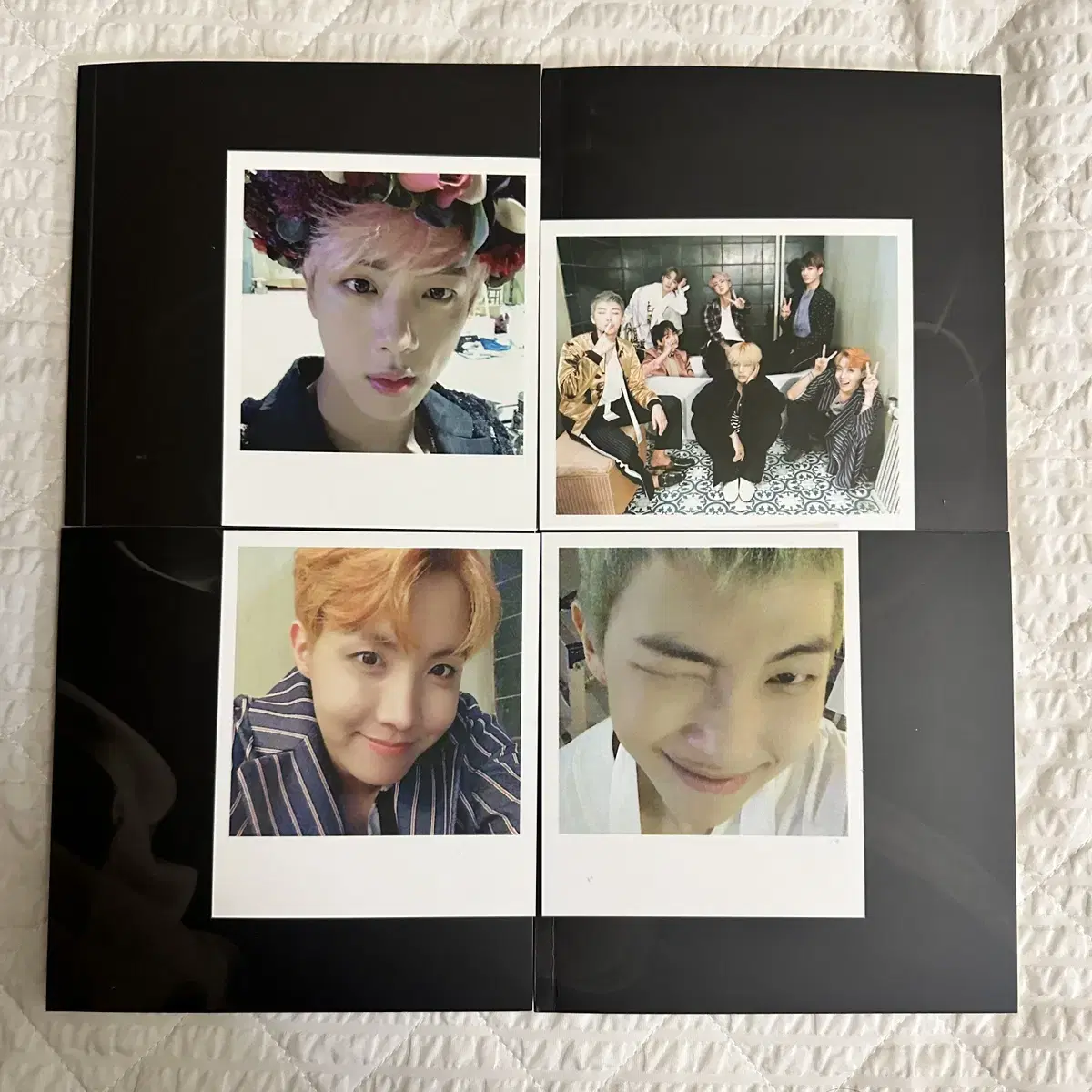 Bangtan WINGS album (Seokjin Group Hoseok Namjun Jun photocard)