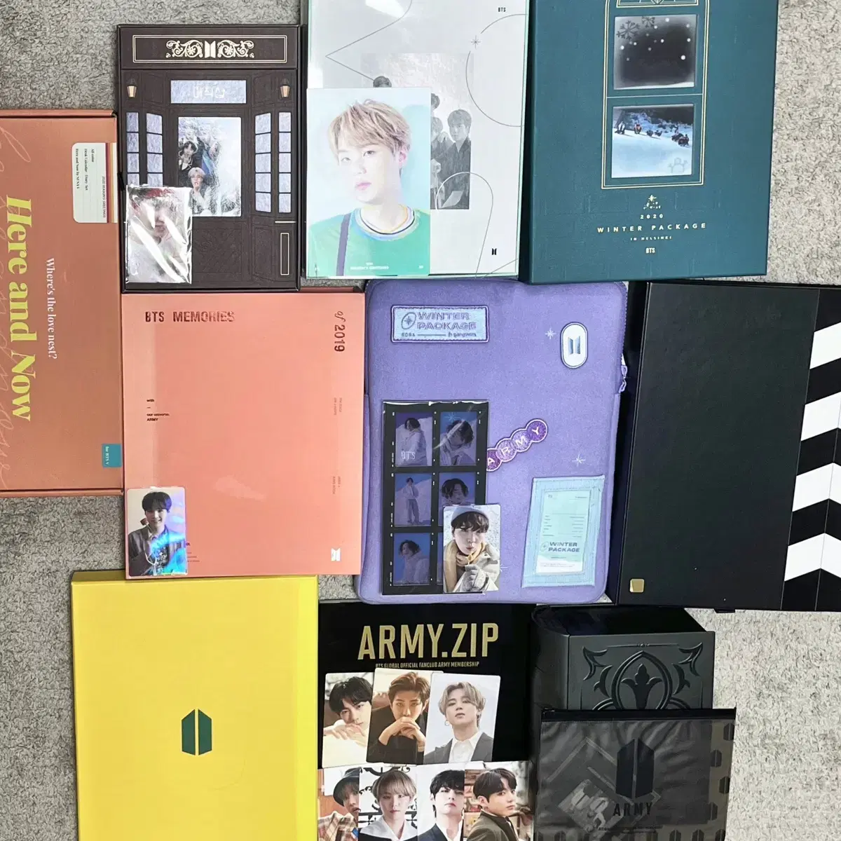 방탄소년단 방탄 시그 멤버쉽 키트 dvd 메모리즈 양도