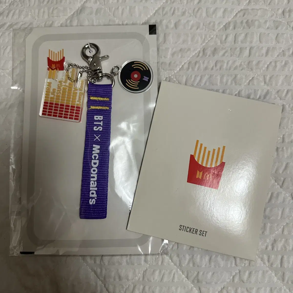 Bangtan BTS x McDonald's keyring & stickers