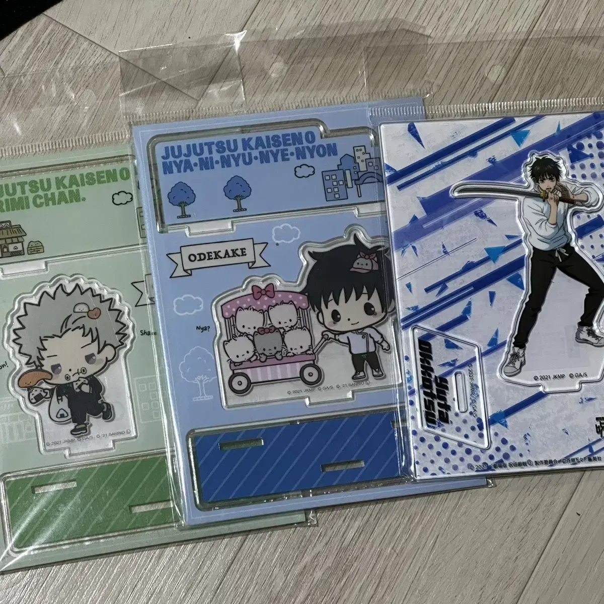 Jutsu rotation0 Sanrio collaboration acrylic stand clothes kotsu inumaki bulk