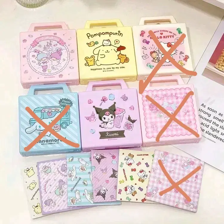 Sanrio Genuine Notepad + Storage Box