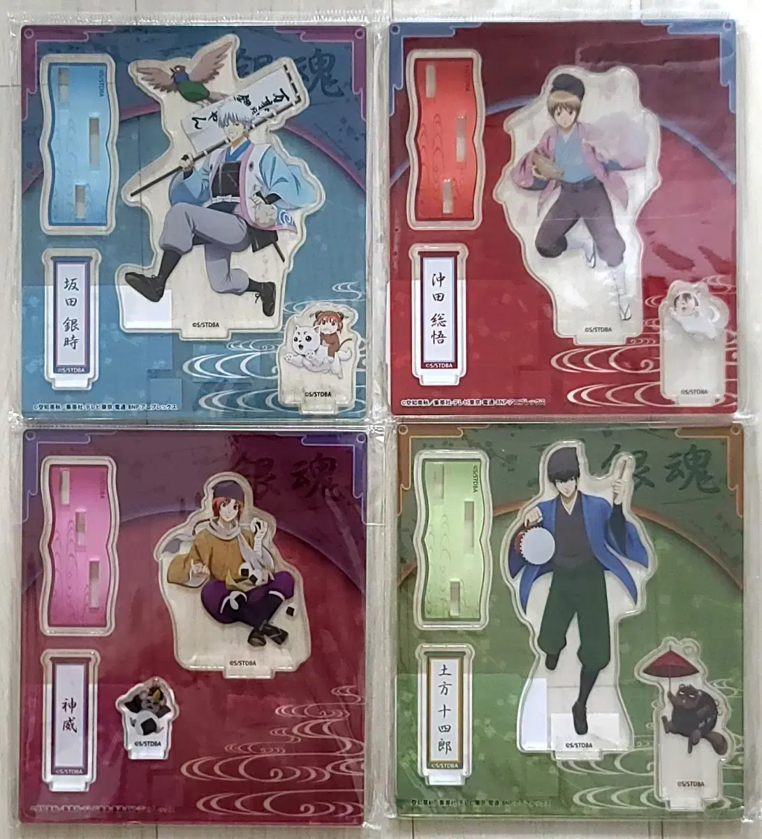 [Bulk/Unsealed] Gintama Fairy Tale Style Acrylic Stand Kintoki Hijikata Sogo Kamui