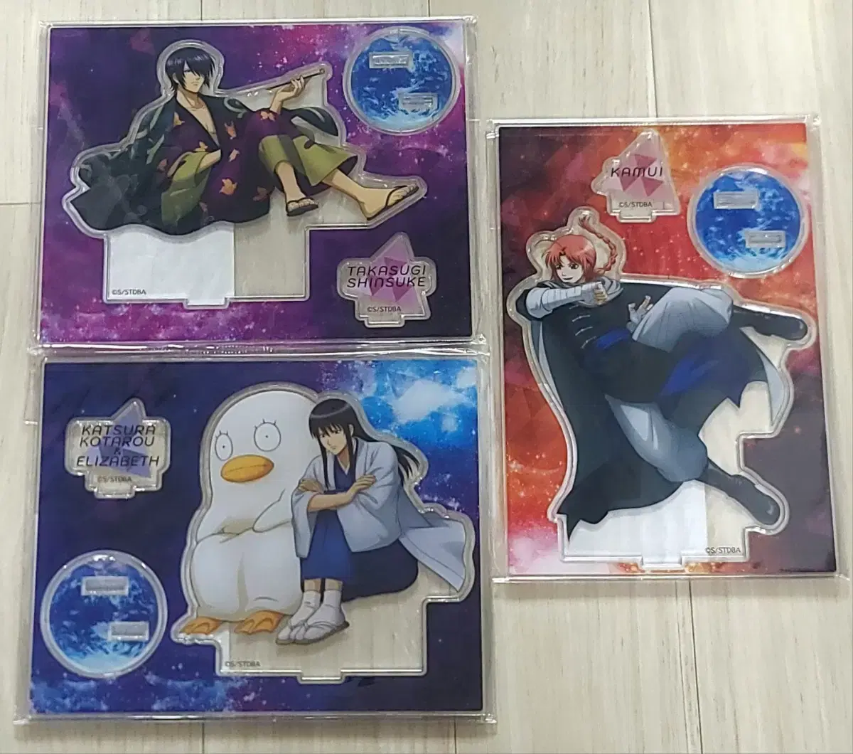 [3 types in bulk/unsealed] Gintama Universe acrylic Takasugi Katsura Kamui