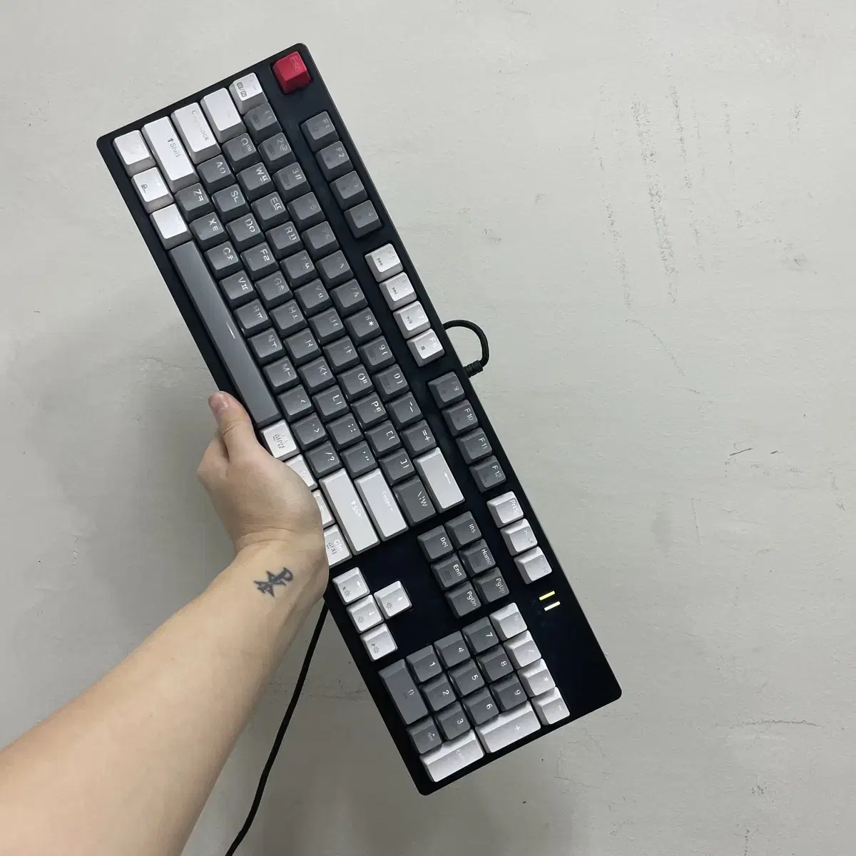 [APPKOHACKER]K662 V1 Gray Optical Axis Gaming Keyboard