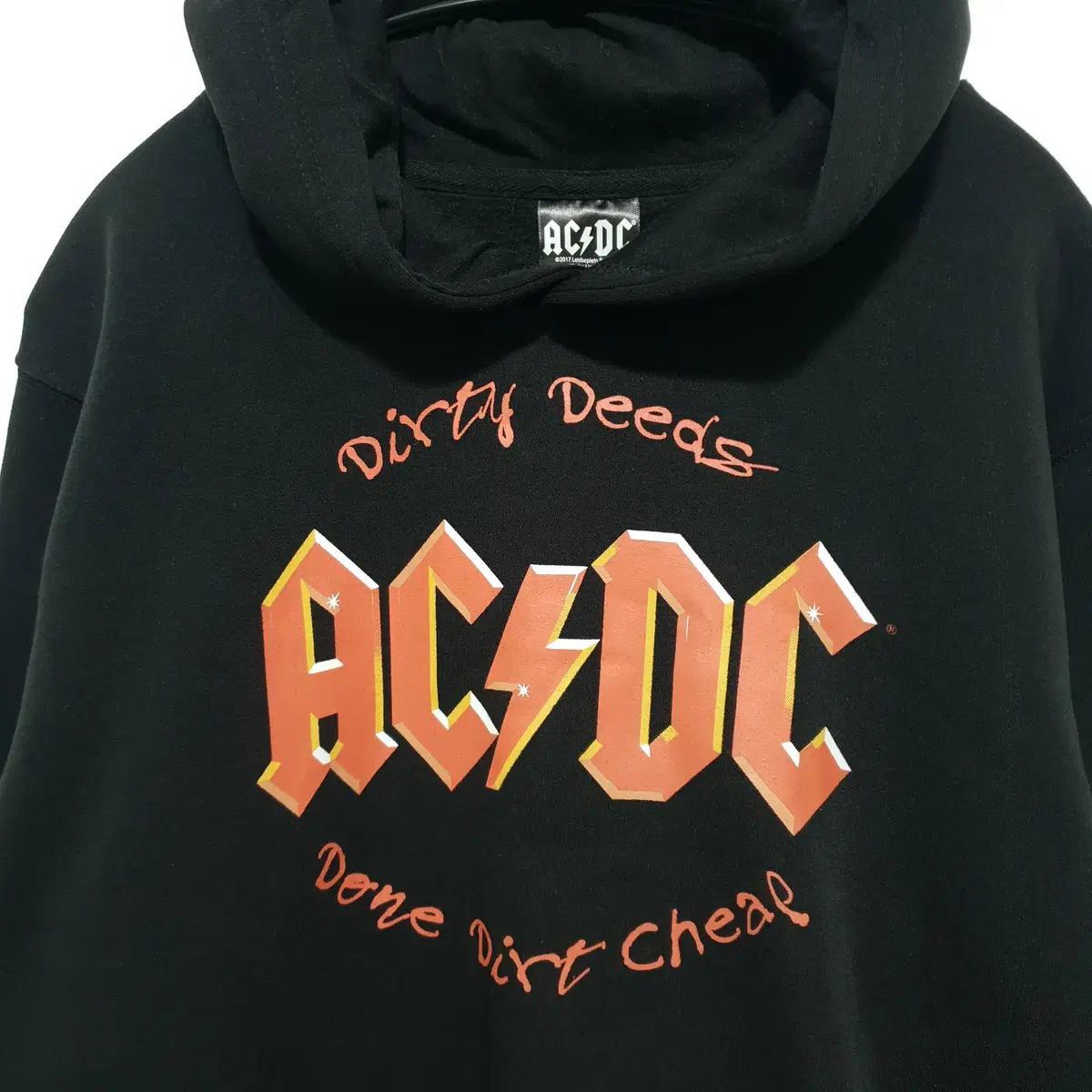 ACDC Dirty deeds  기모 후드 티 LL_i901