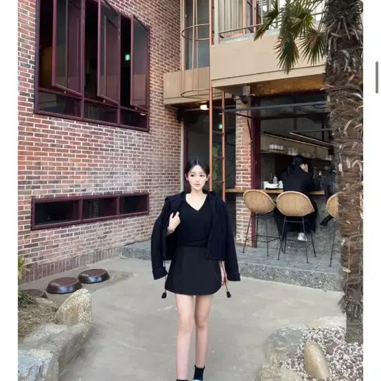 ootd 이지인 수입 핀턱치마바지