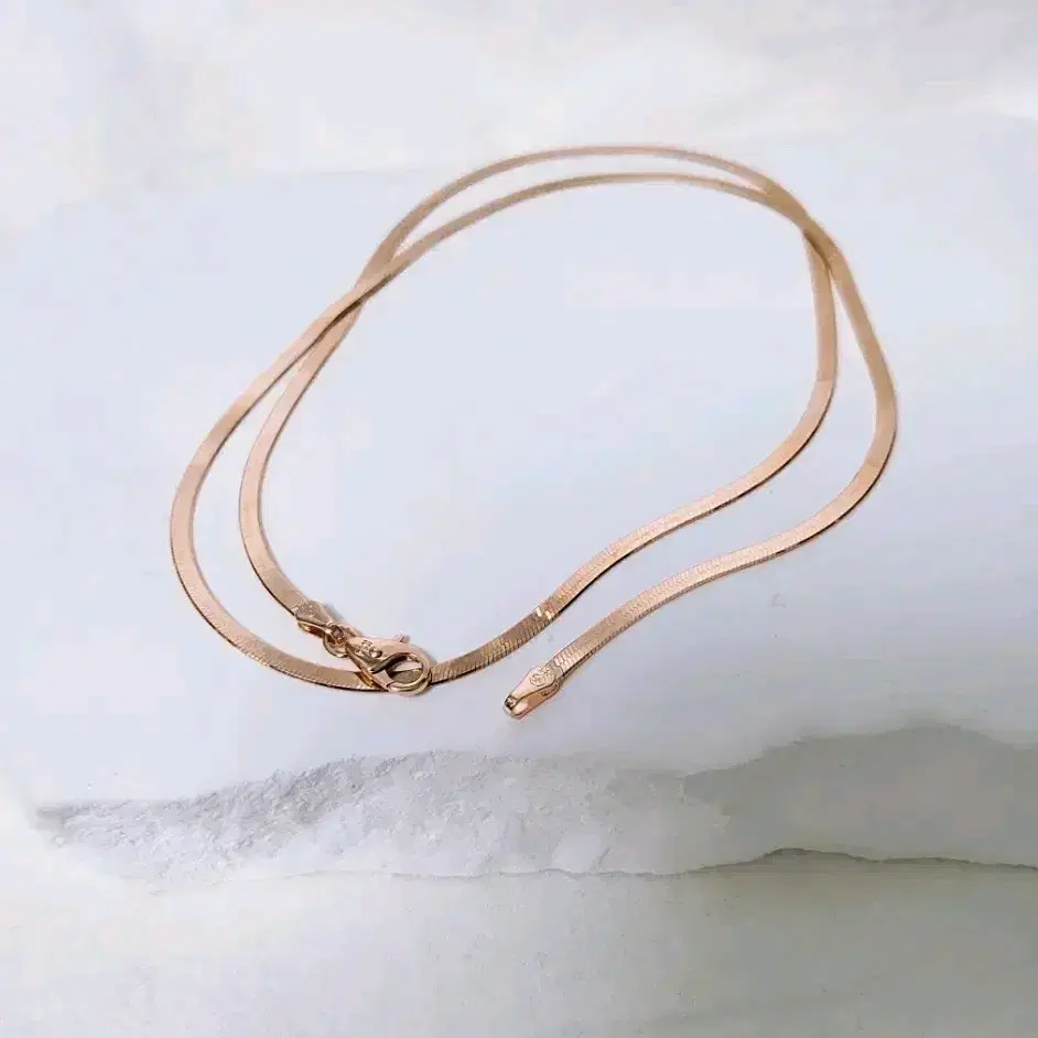 14k 뱀줄 목걸이 2mm (42cm)