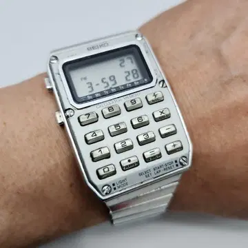 Vintage Seiko Calculator Watch Seiko C515 Seiko Age Calculator VTG
