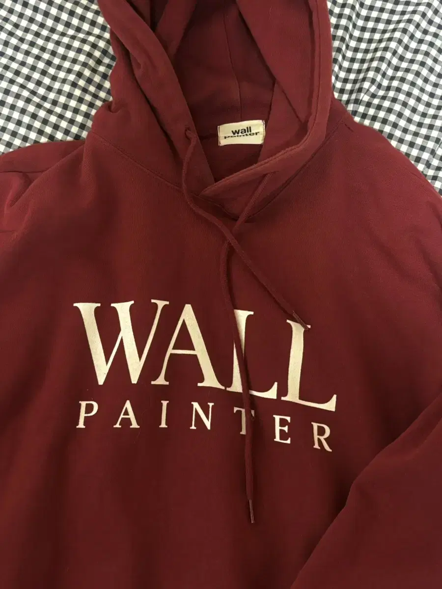 Wallpainter Hoodie Wine L