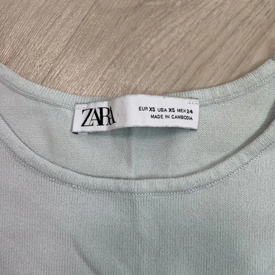 ZARA 여름 니트 나시 xs사이즈