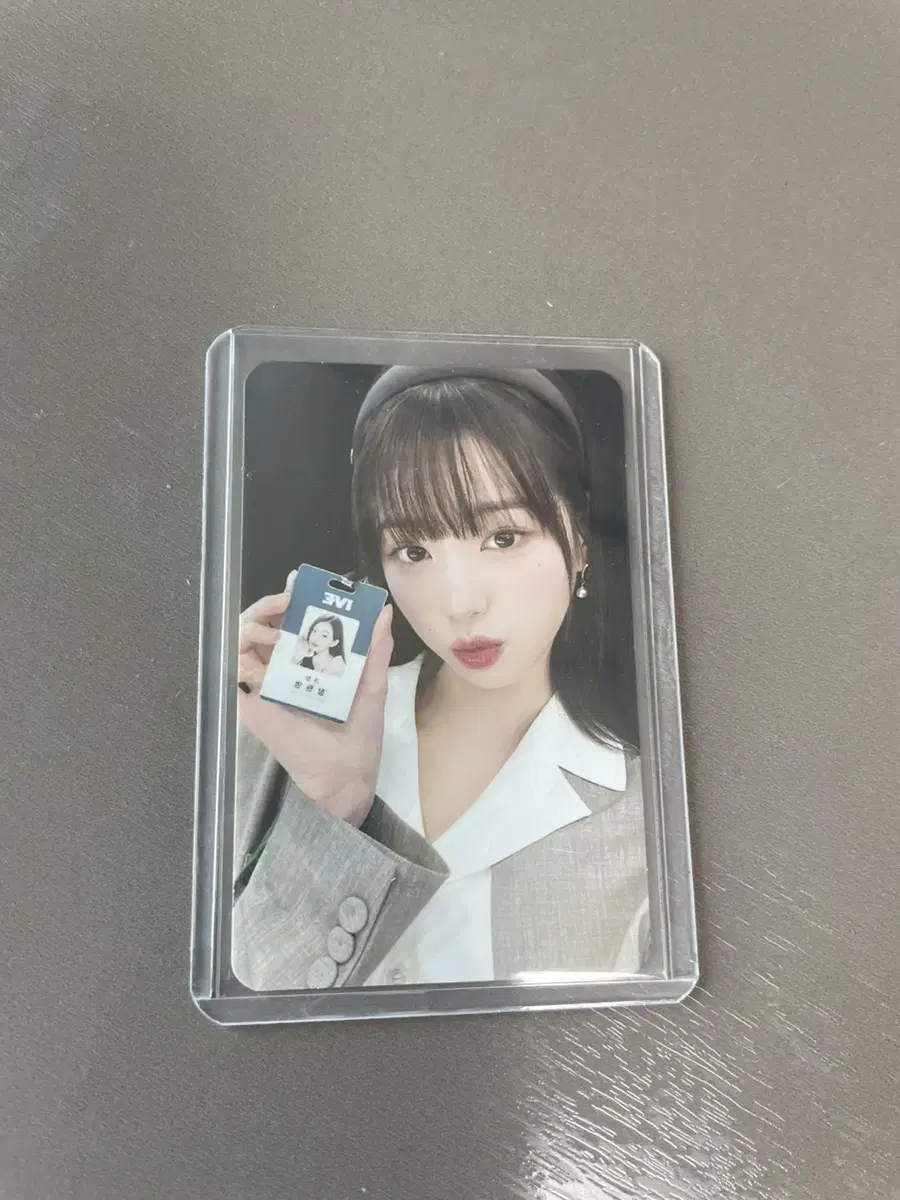 ive fanmeeting magazine jang wonyoung photocard