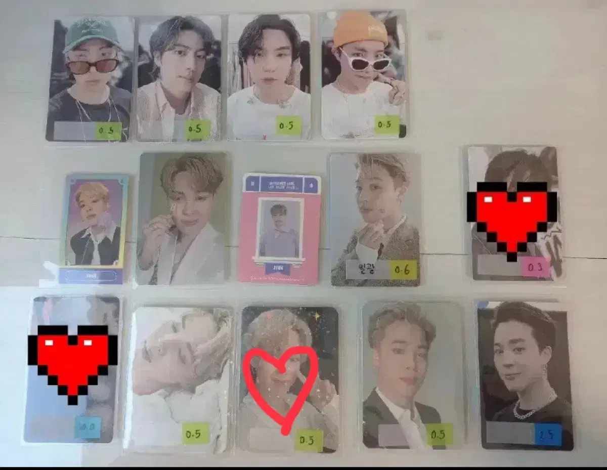 방탄 포카 판매(퍼투댄,페스타 지민,골든 정국,소우주 지민,디아이콘 )