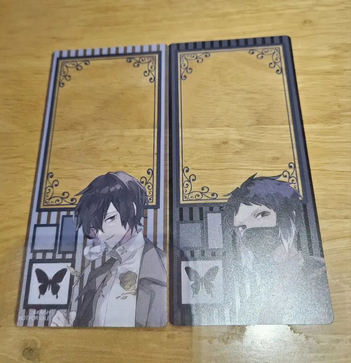 Dazai,Akutagawa 10th Anniversary Clear Card