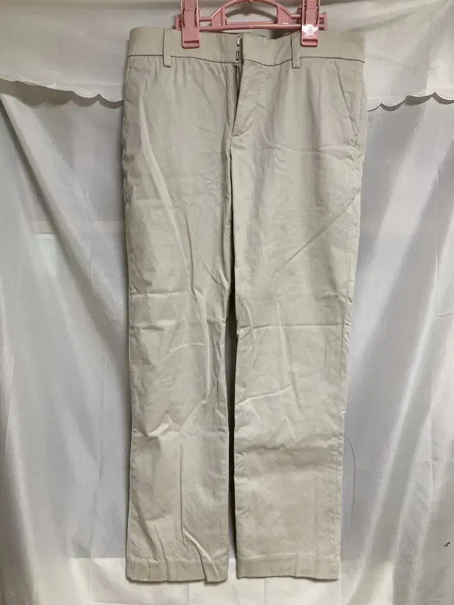 Uniqlo Women's Cotton Pants Cream 61