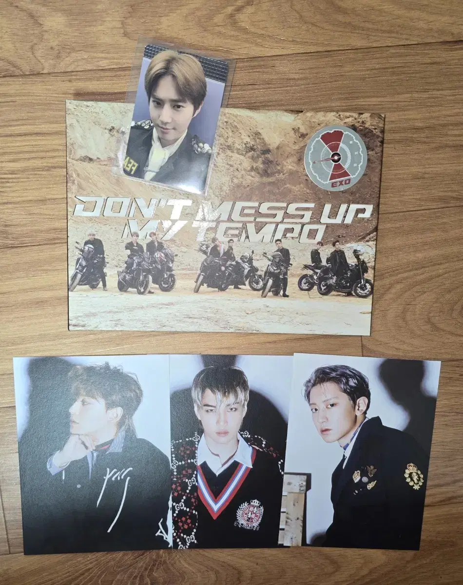 exo tempo album suho photocard