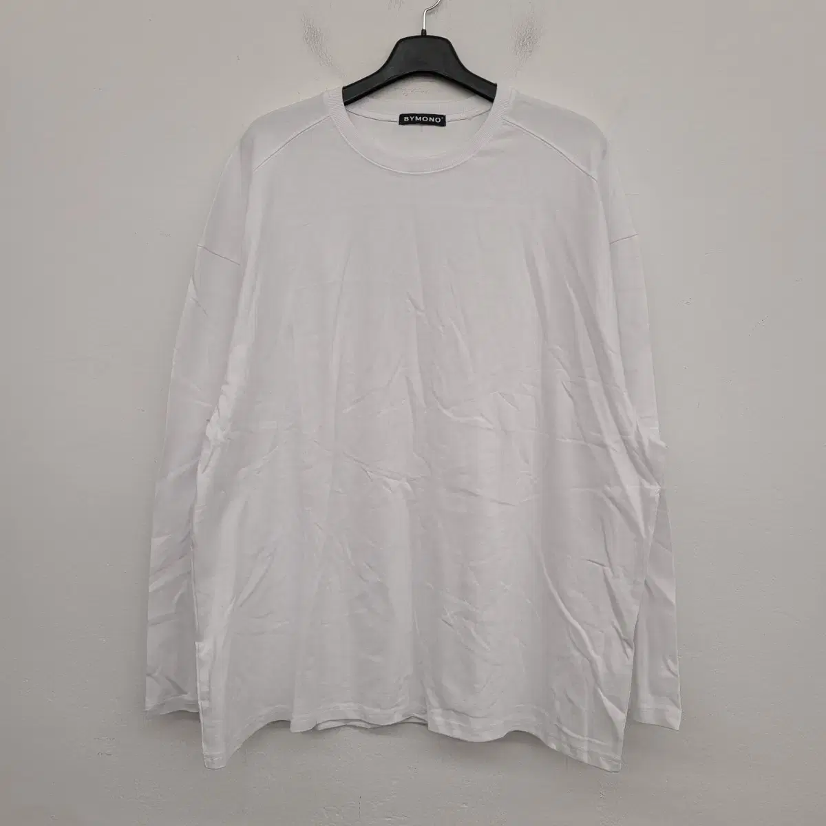 [115/3XL] Bimono Overfit Pure Cotton Long Sleeve T-Shirt for sale.