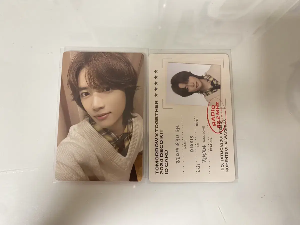 2024 Deco Kit beomgyu photocard Sold in bulk