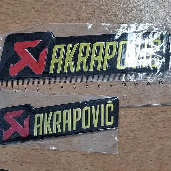 아크라포빅 Akrapovic 내열 머플러 스티커