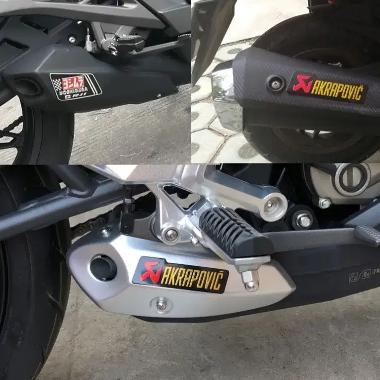 아크라포빅 Akrapovic 내열 머플러 스티커