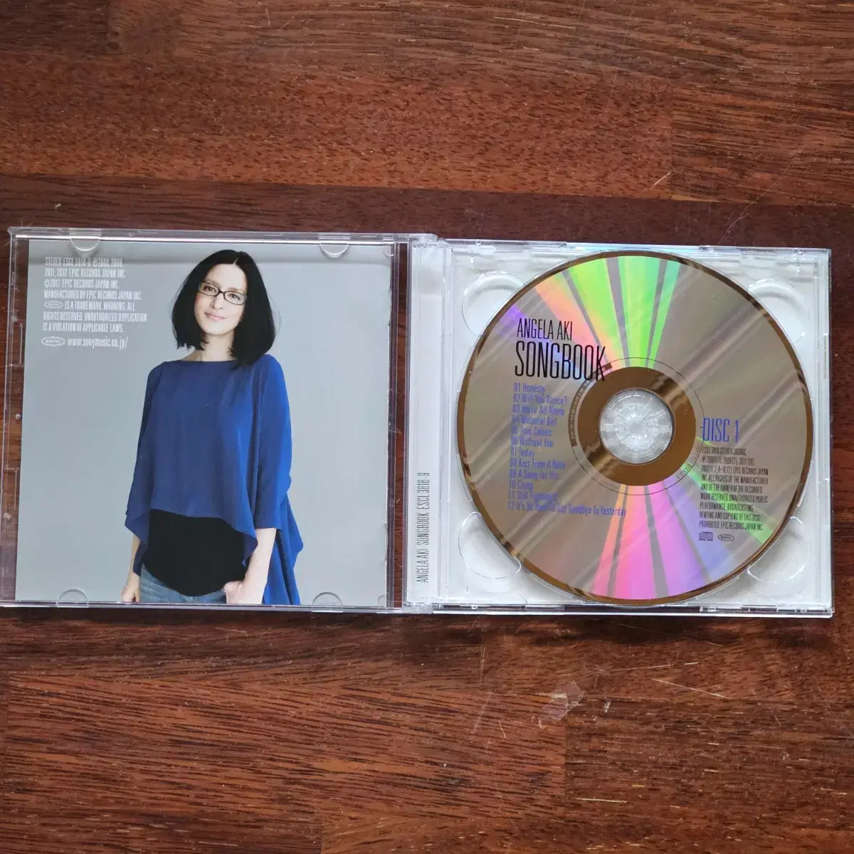 안젤라 아키 Angela Aki SONGBOOK CD DVD 중고